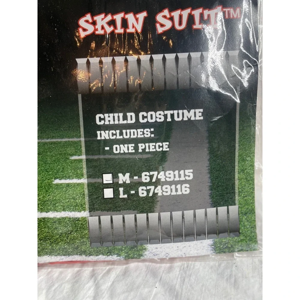 University of Georgia Bulldogs Skin Suit Child Costume Red Black G Logo